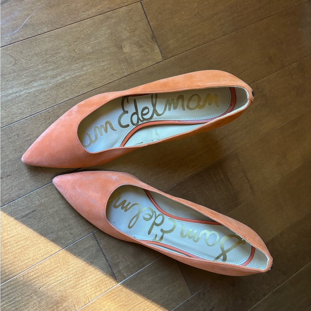 Sam Edelman size 7.5 suede heels (4 inches)